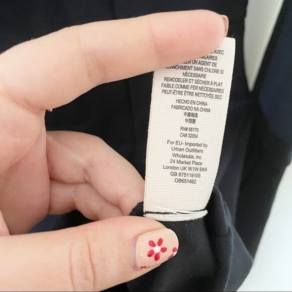 Free People Sweet Talk Mini Dress Black ruffle S - Picture 6 of 10